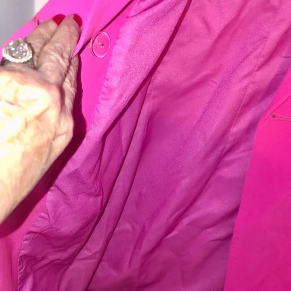 “BARBIE FEATHERED” Pink Gorgeous Double Breasted Blazer, Ostrich TAIL - Picture 10 of 12